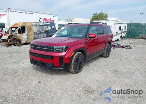 2025 Hyundai Santa Fe Calligraphy из США, поврежденный, VIN 5NMP5DGL8SH091626